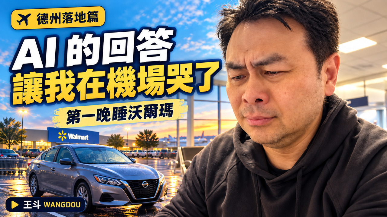 AI 的回答讓我在機場哭了｜德州落地實驗